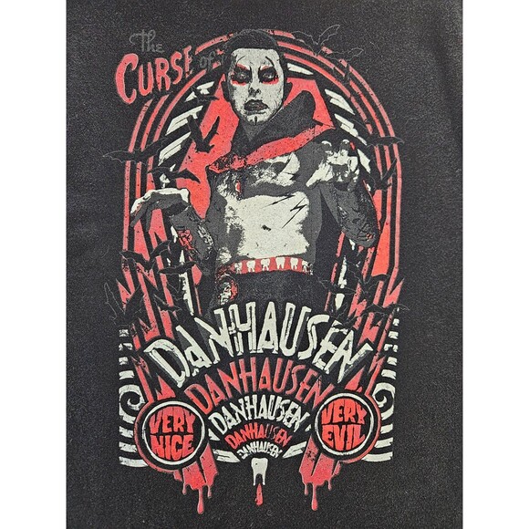 AEW Danhausen Shirt Mens Large All Elite Wrestling Crate Exclusive Nice Evil - Picture 2 of 5
